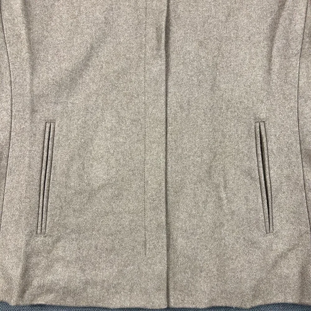 Jcrew Jacket Womens Medium Caramel Brown Full Zip Wool Blend Bomber‎ Career